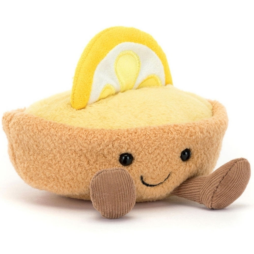 Jellycat Amuseables Collette Tarte Au Citron 4.3x4.3x3.9" NWT Authentic
